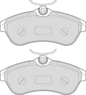 Duron DBP341543 - Kit pastiglie freno, Freno a disco autozon.pro