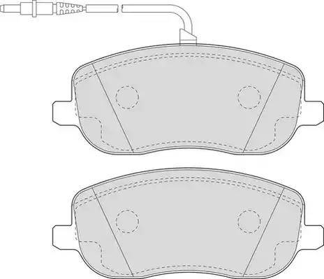 Duron DBP341556 - Kit pastiglie freno, Freno a disco autozon.pro