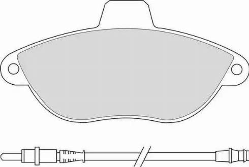 Duron DBP341002 - Kit pastiglie freno, Freno a disco autozon.pro