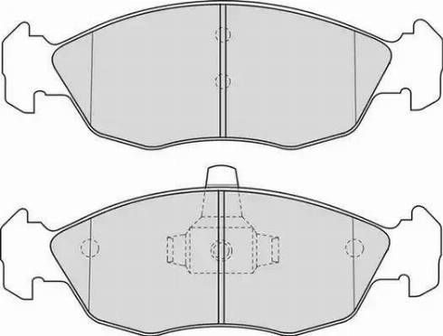 Duron DBP341168 - Kit pastiglie freno, Freno a disco autozon.pro