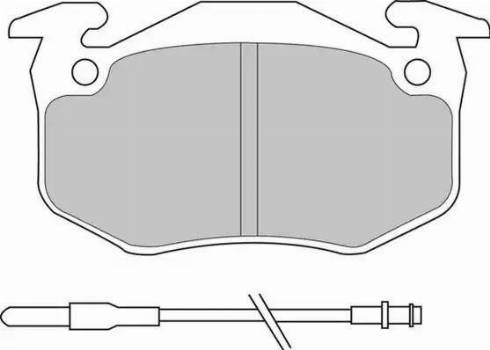 Duron DBP350440 - Kit pastiglie freno, Freno a disco autozon.pro