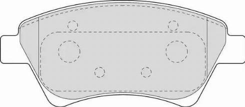 Duron DBP351544 - Kit pastiglie freno, Freno a disco autozon.pro