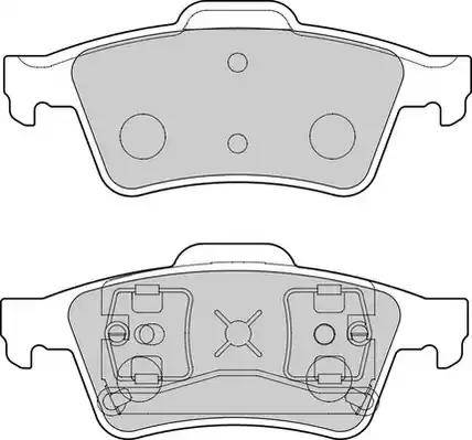 Duron DBP351540 - Kit pastiglie freno, Freno a disco autozon.pro