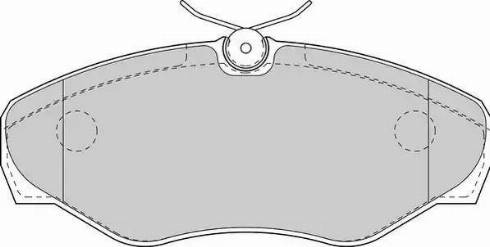 Duron DBP351515 - Kit pastiglie freno, Freno a disco autozon.pro