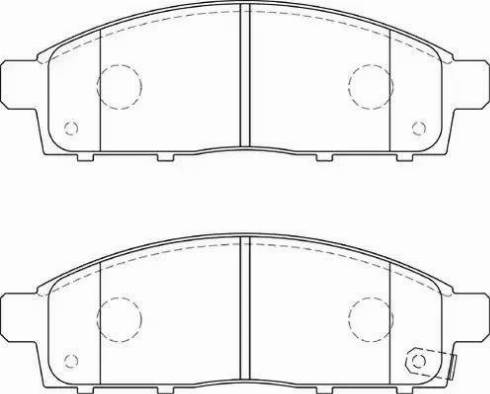 Duron DBP314023 - Kit pastiglie freno, Freno a disco autozon.pro