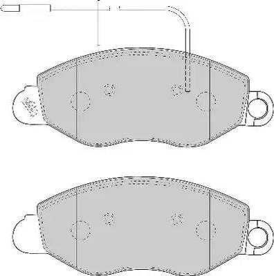 Duron DBP331616 - Kit pastiglie freno, Freno a disco autozon.pro