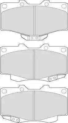 Duron DBP370797 - Kit pastiglie freno, Freno a disco autozon.pro