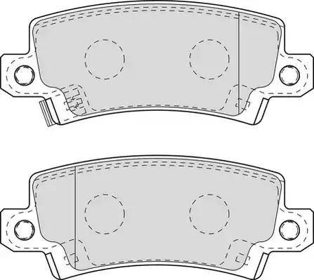 Duron DBP371574 - Kit pastiglie freno, Freno a disco autozon.pro