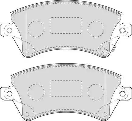 Duron DBP371573 - Kit pastiglie freno, Freno a disco autozon.pro