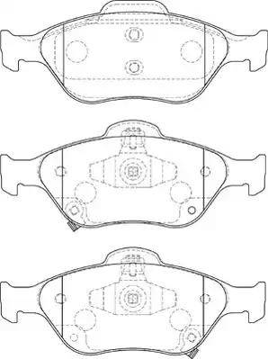 Duron DBP371890 - Kit pastiglie freno, Freno a disco autozon.pro