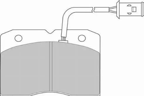 Duron DBP290655 - Kit pastiglie freno, Freno a disco autozon.pro