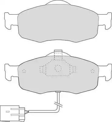 Duron DBP240766 - Kit pastiglie freno, Freno a disco autozon.pro