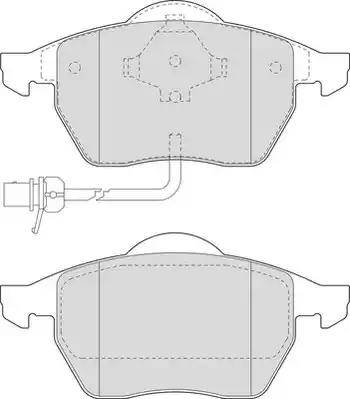 Duron DBP241496 - Kit pastiglie freno, Freno a disco autozon.pro