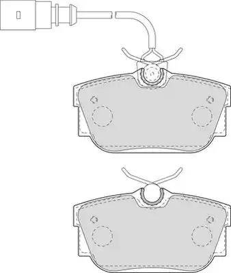 Duron DBP241482 - Kit pastiglie freno, Freno a disco autozon.pro