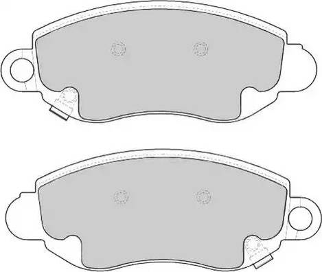 Duron DBP241381 - Kit pastiglie freno, Freno a disco autozon.pro