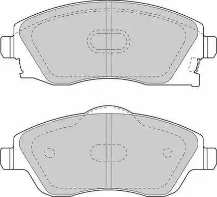 Duron DBP251424 - Kit pastiglie freno, Freno a disco autozon.pro