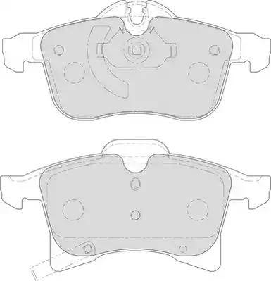 Duron DBP251640 - Kit pastiglie freno, Freno a disco autozon.pro