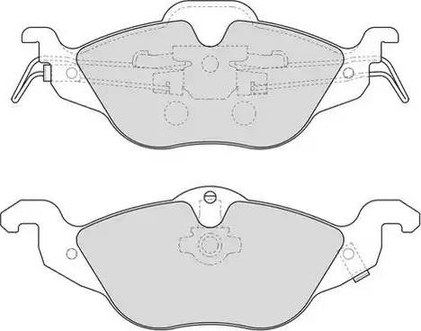 Duron DBP251293 - Kit pastiglie freno, Freno a disco autozon.pro