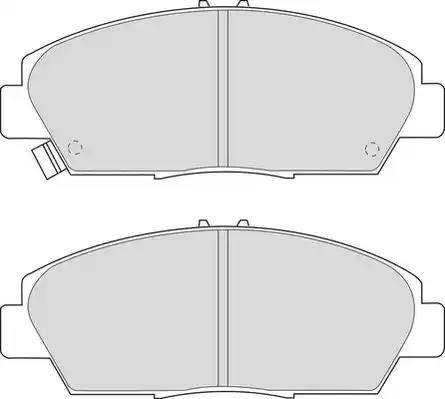 Duron DBP260904 - Kit pastiglie freno, Freno a disco autozon.pro