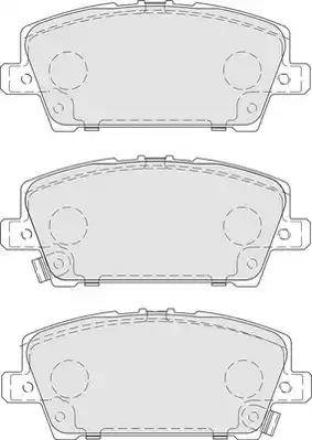 HELLA T1586 - Kit pastiglie freno, Freno a disco autozon.pro