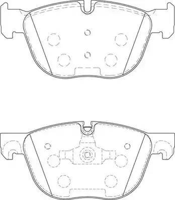 Duron DBP214052 - Kit pastiglie freno, Freno a disco autozon.pro