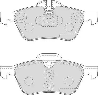 Duron DBP211499 - Kit pastiglie freno, Freno a disco autozon.pro