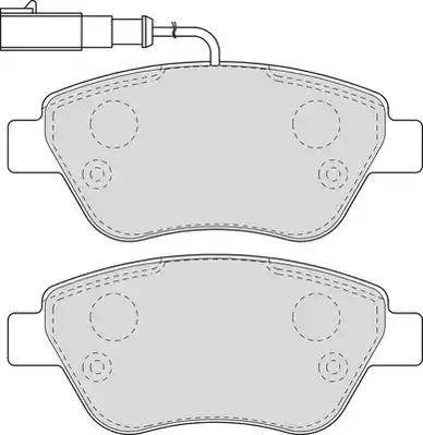 Duron DBP231466 - Kit pastiglie freno, Freno a disco autozon.pro