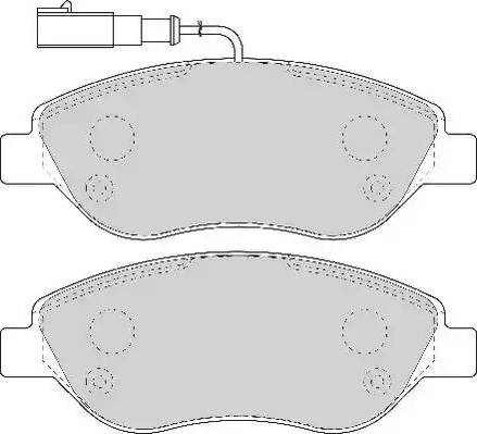 Duron DBP231468 - Kit pastiglie freno, Freno a disco autozon.pro