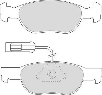 Duron DBP231040 - Kit pastiglie freno, Freno a disco autozon.pro