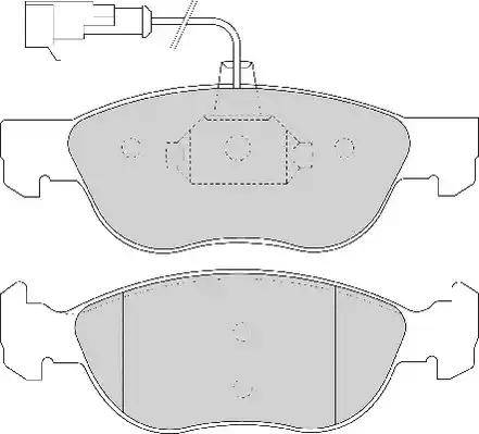 Duron DBP231137 - Kit pastiglie freno, Freno a disco autozon.pro