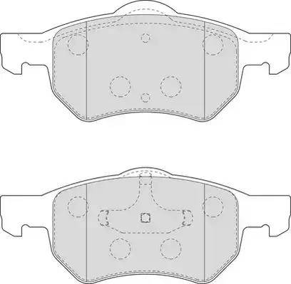 Duron DBP221474 - Kit pastiglie freno, Freno a disco autozon.pro