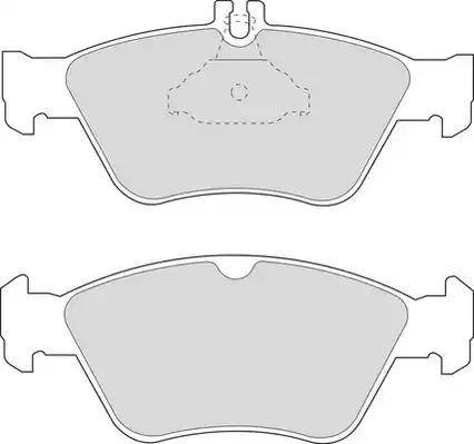 Duron DBP221049 - Kit pastiglie freno, Freno a disco autozon.pro