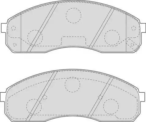 Duron DBP271595 - Kit pastiglie freno, Freno a disco autozon.pro