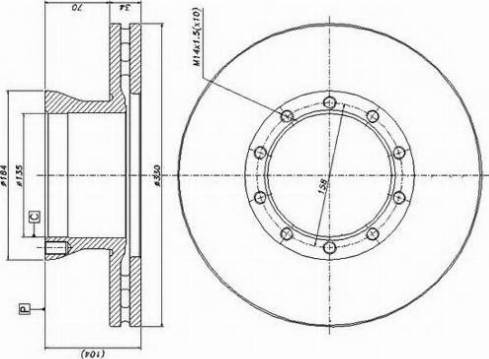 Duron DCR146A - Discofreno autozon.pro