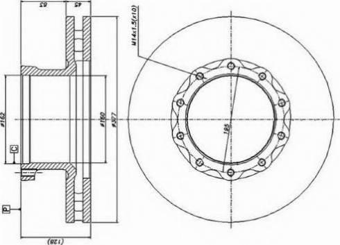 Duron DCR147A - Discofreno autozon.pro