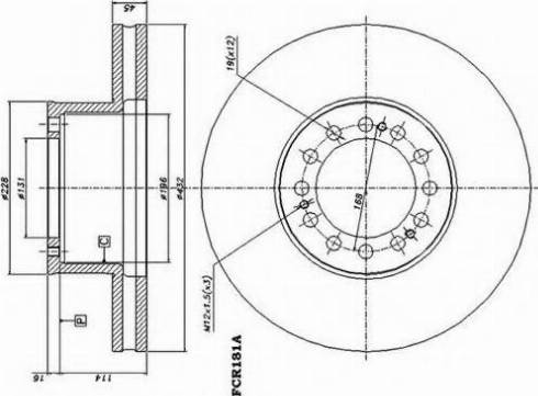 Duron DCR181A - Discofreno autozon.pro