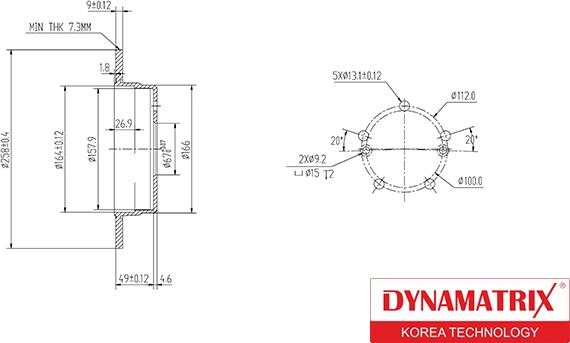 Dynamatrix DBD539 - Discofreno autozon.pro