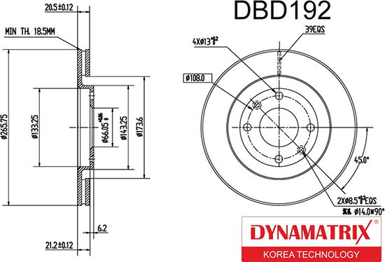 Dynamatrix DBD192 - Discofreno autozon.pro