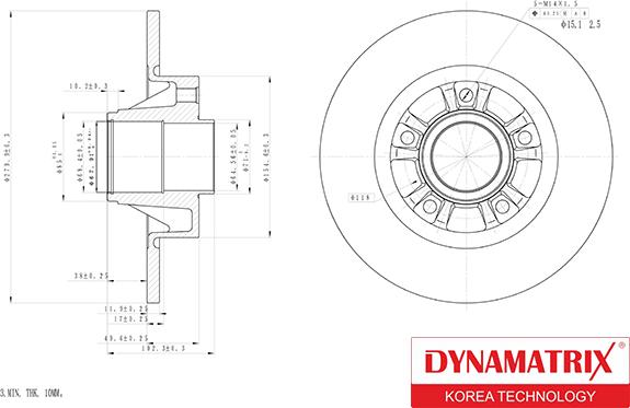 Dynamatrix DBD1498 - Discofreno autozon.pro