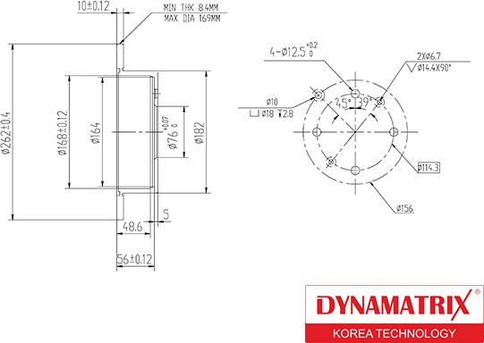 Dynamatrix DBD1448 - Discofreno autozon.pro