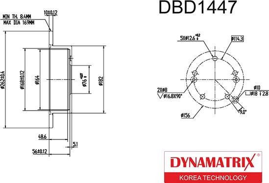 Dynamatrix DBD1447 - Discofreno autozon.pro