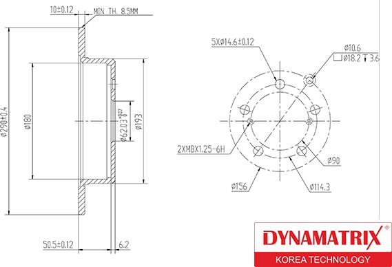 Dynamatrix DBD1409 - Discofreno autozon.pro