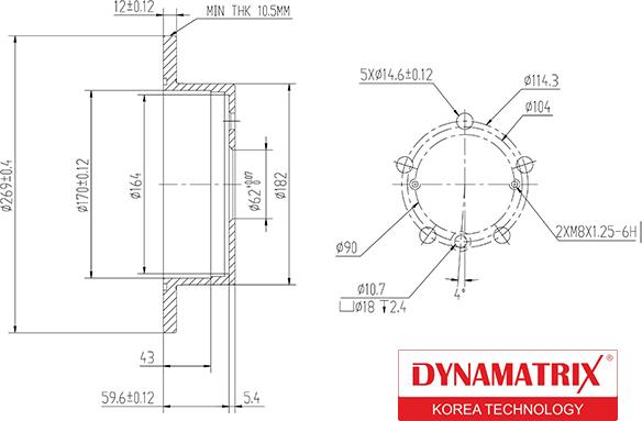 Dynamatrix DBD1598 - Discofreno autozon.pro