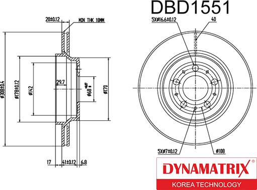 Dynamatrix DBD1551 - Discofreno autozon.pro