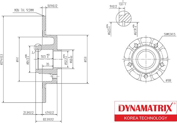 Dynamatrix DBD1569 - Discofreno autozon.pro