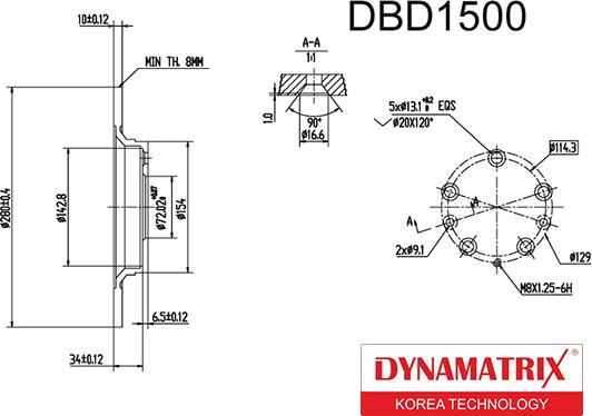 Dynamatrix DBD1500 - Discofreno autozon.pro