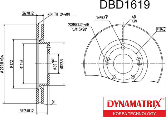 Dynamatrix DBD1619 - Discofreno autozon.pro