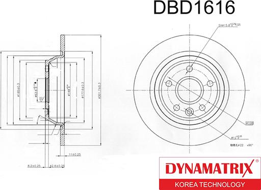 Dynamatrix DBD1616 - Discofreno autozon.pro