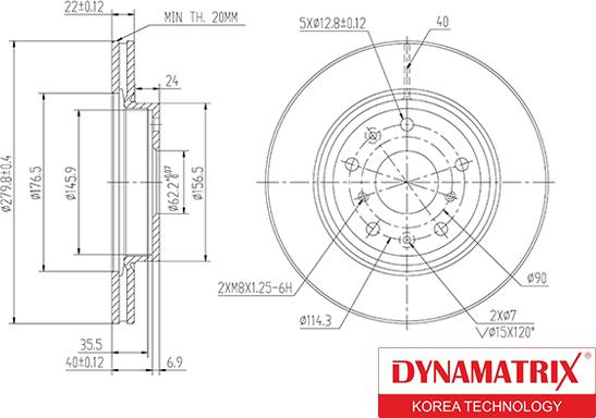 Dynamatrix DBD1620 - Discofreno autozon.pro