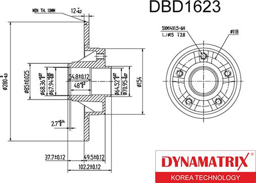 Dynamatrix DBD1623 - Discofreno autozon.pro